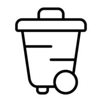 Trash Can Vector Icon