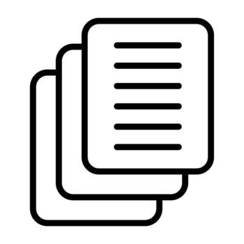 Document Version Control Vector Icon