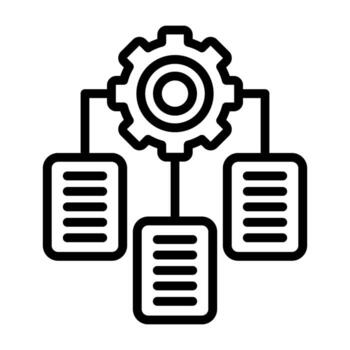 Document Integration Vector Icon