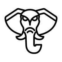 Elephant Vector Icon