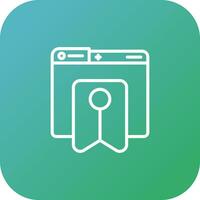 Bookmarked Vector Icon