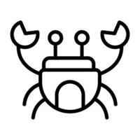 Crab Vector Icon