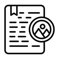 Document Thumbnail Vector Icon