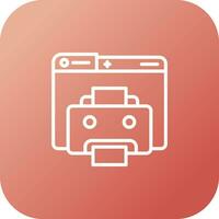 Printer Vector Icon