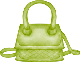 bolso de moda de acuarela png