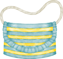 watercolor bag clip art png