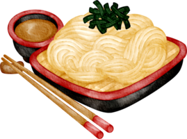 waterverf Japans soba png