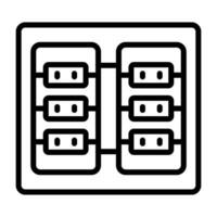 Server Room Vector Icon