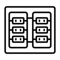 Server Room Vector Icon