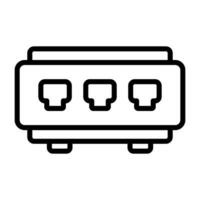 Network Switch Vector Icon