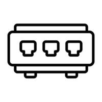 Network Switch Vector Icon