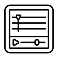 Timeline Vector Icon