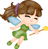 watercolor fairy character clip art png