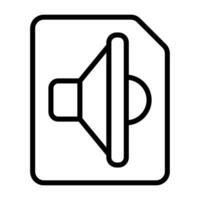 Audio File Vector Icon