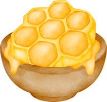 clipart de miel de acuarela png