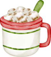 watercolor autumn Hot Cocoa png