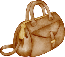 watercolor bag clip art png