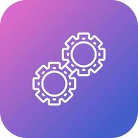 Gears Vector Icon