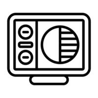 Desktop Computer Vector Icon