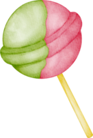watercolor lollipop clip art png