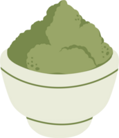 matcha pó ilustração png