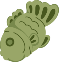 taiyaki green tea illustration png