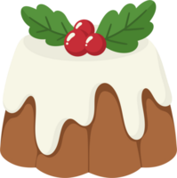 Noël gâteau dessin animé illustration png