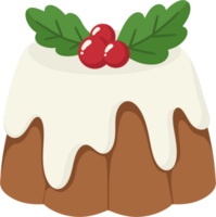 Weihnachten Kuchen Karikatur Illustration png