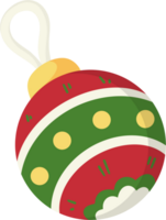 Kerstmis bal tekenfilm illustratie png