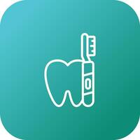 Toothbrush Vector Icon