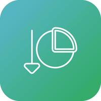 Chart Decreasing Vector Icon