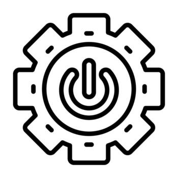 Power Button Vector Icon
