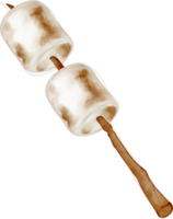 vattenfärg höst marshmallow png