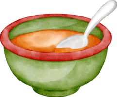 Aquarell Herbst Suppe png