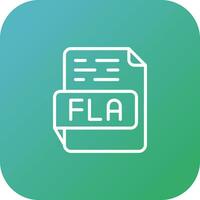 fla vector icono