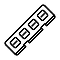 Ram Memory Vector Icon