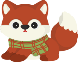 fox cartoon autumn png