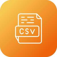 CSV Vector Icon