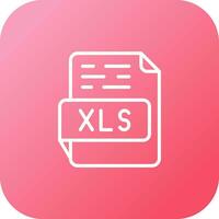 icono de vector xls