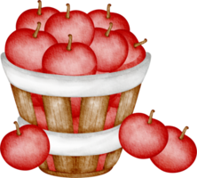 clipart pomme aquarelle png