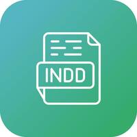 INDD Vector Icon