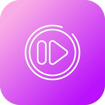 Fast Forward Button Vector Icon