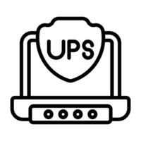 UPS Vector Icon