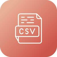 CSV Vector Icon