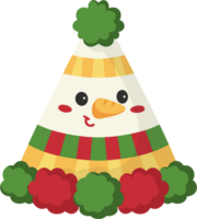 Christmas hat cartoon illustration png