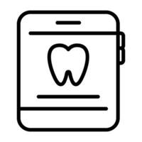 Dentist App Vector Icon