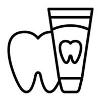 Toothpaste Vector Icon