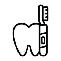 Toothbrush Vector Icon