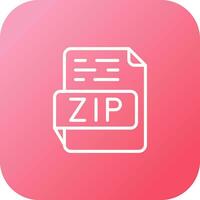 ZIP Vector Icon