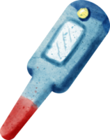 waterverf medisch thermometer png